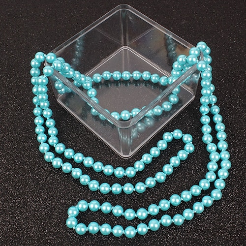 Kunstperlenkette lange Perlenketten 1920er Accessoires für Frauen Roaring 20s Flapper Vintage Party Image