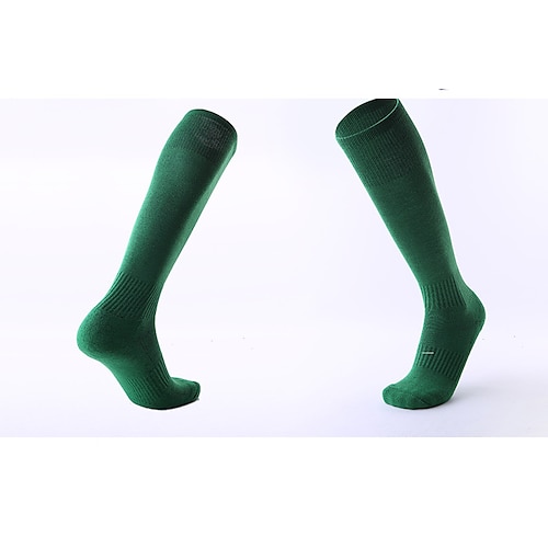 Herren Damen Kompressionssocken Mannschaftssocken Radsocken Fahrradsocken Sportsocken Rennrad Geländerad Fahhrad / Radsport Atmungsaktiv Weich Komfortabel 1 Paar Feste Farbe Polyester Schwarz Weiß Rot Image