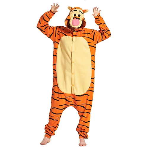 Karnevalskostüm 2026 Tier Mehre Kostüme Cosplay Karneval Cosplay Kostüm Partykostüm Kostüm Warm Schlafanzug Bequem Zeichentrickfilm Tiermuster Erwachsene Paar Unisex Jungen Weihnachten Halloween Image
