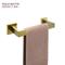 Badezimmer-Accessoires-Set Edelstahl bestehend aus Einzelhandtuchhalter Toilettenpapierhalter Kleiderhaken und Handtuchregal Wandmontage golden 1 oder 3 oder 4 Stck