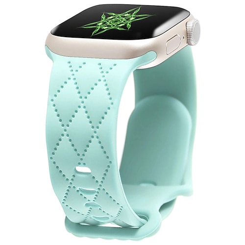 Sportarmband Kompatibel mit Apple Watch Armband 38mm 40mm 41mm 42mm 44mm 45mm 49mm Elasthan Verstellbar Silikon Ersatzarmband für iwatch Ultra 2 Series 9 8 7 SE 6 5 4 3 2 1 Image