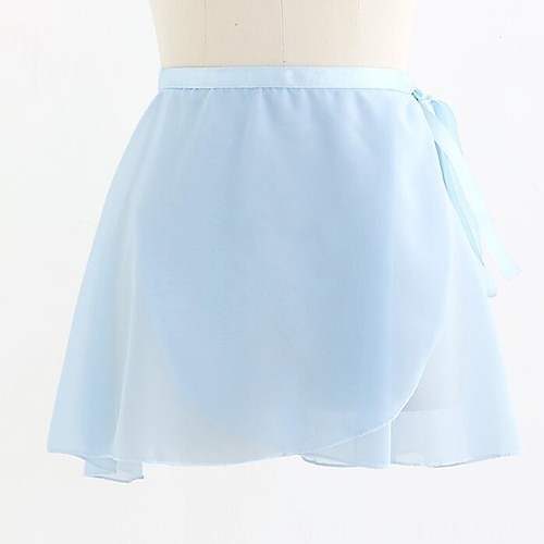 Ballett Sportkleidung Röcke Sattelgurt Pure Farbe Damen Leistung Ausbildung Hoch Chiffon Image
