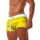 Herren Boardshorts Badeshorts Badehose Schwimmshorts Bademode Badehosen Kordelzug Elastische Taille Tasche mit Reißverschluss Feste Farbe Atmungsaktiv Schnelltrocknend Kurz Casual Täglich Strand