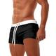 Herren Boardshorts Badeshorts Badehose Schwimmshorts Bademode Badehosen Kordelzug Elastische Taille Tasche mit Reißverschluss Feste Farbe Atmungsaktiv Schnelltrocknend Kurz Casual Täglich Strand