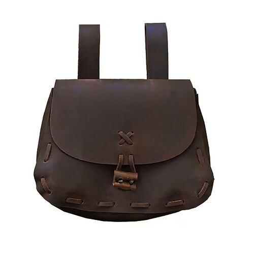 Retro Vintage Mittelalterlich Tasche Gürteltasche Bauchtasche Wikinger Ranger Elfen Kostüm Herren Damen Unisex Keltisch Vikinger Fantasie Halloween Karneval Maskerade Party LARP Renaissance-Messe