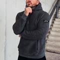 Herren Hoodie Sweatshirt Kapuze Schwarz Weiß Blau Grau Mit Kapuze Glatt Sport Natur Täglich Sport Designer Brautkleider schlicht Herbst Winter Bekleidung Kapuzenpullover Sweatshirts