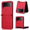 Lederhülle für Samsung Galaxy Z Flip5 Flip 5 4 3 Flip4 Flip3 5G Hybrid Kartenhalter Einschübe Schutzhülle Handy Geldbörse Hülle Funda Coque für Samsung Galaxy Z Flip 5 4