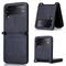 Lederhülle für Samsung Galaxy Z Flip5 Flip 5 4 3 Flip4 Flip3 5G Hybrid Kartenhalter Einschübe Schutzhülle Handy Geldbörse Hülle Funda Coque für Samsung Galaxy Z Flip 5 4