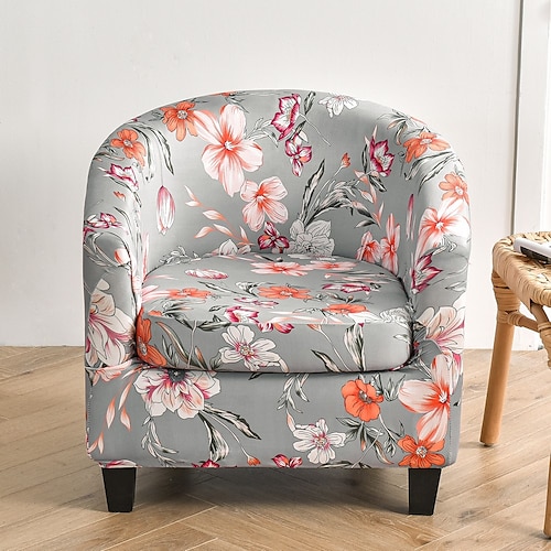 Schonbezug für Clubsessel, Schonbezug für Fasssessel, Stretch-Sesselbezüge, Sesselbezüge, Sofabezug, Couchmöbelschutz mit Sitzkissenbezug, Sofabezüge für das Wohnzimmer Image