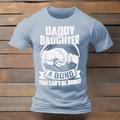 Hand Daddy bedrucktes T-Shirt für Herren, grafisches Baumwoll-T-Shirt, Sport, klassisches Hemd, kurzärmlig, bequemes T-Shirt, Sport, Outdoor, Urlaub, Sommer, Modedesigner-Kleidung