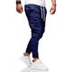 Herren Cargohose Cargohosen Cargohose Jogginghose Jogger Hose Hosen Elastische Taille Pattentasche Feste Farbe Ausgehen Wochenende Baumwollmischung Strassenmode Stilvoll Schwarz Rote