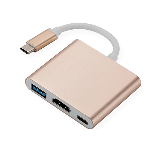 LITBest USB 3.0 USB C Naben 6 Häfen OTG USB-Hub mit HDMI 1.4 USB 3.0USB C USB3.0 1 Stromversorgung Für Image