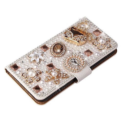 Handy Hülle Handyhüllen Für Samsung Galaxy S26 Ultra Plus S25 S24 S23 S22 S21 Ultra Plus S20 A55 5G A35 5G A25 Brieftaschenhülle Glitzer Glanz Staubdicht Ständer Glitzernd PU-Leder Image