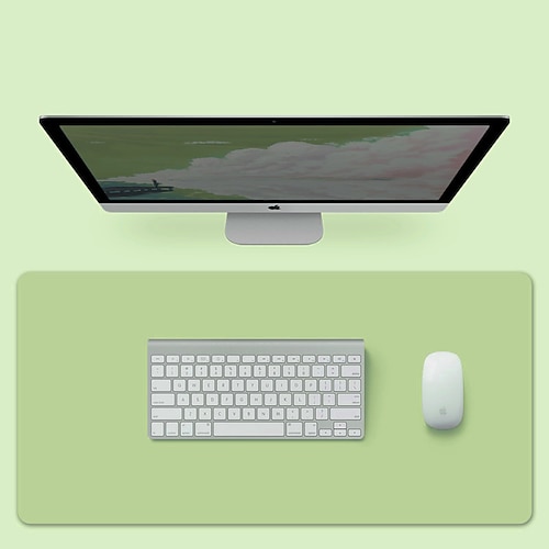 Einfaches Mauspad 35.417.70.08 Zoll Rutschfest WASSERDICHT Leder Mauspad für Computer Laptop PC B¨¹ro Zuhause Spielen Image