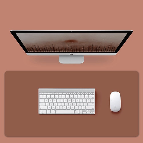 Einfaches Mauspad 35.417.70.08 Zoll Rutschfest WASSERDICHT Leder Mauspad für Computer Laptop PC B¨¹ro Zuhause Spielen Image