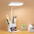 schreibtischlampe led flexible arbeitslampe mit stifthalter led schreibtischlampe mit touch dimmbar led stand schreibtischlampe leselampe kreative smart studentenwohnheim schreibtisch augenschutz