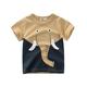 Jungen 3D Tier Karikatur Elefant T-Shirt Kurzarm Sommer Kuschelig Brautkleider schlicht Baumwolle kinderkleidung 3-8 Jahre Schulanfang Ausgehen Casual Regular Fit