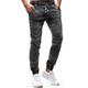 Herren Jeans Jogginghose Jogger Hose Hosen Tasche Kordelzug Elastische Taille Glatt Komfort Atmungsaktiv Outdoor Täglich Ausgehen Baumwollmischung Modisch Brautkleider schlicht Grau