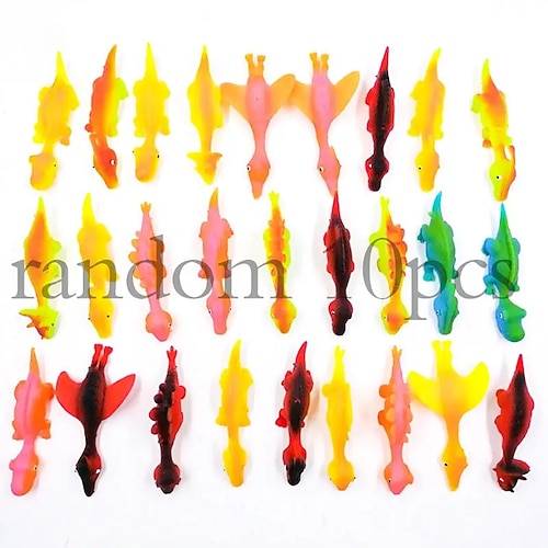 10-teiliges Katapult-Start-Dinosaurier-Spielzeug – lustige, knifflige Schleuder als Partygeschenk für Kinder Entspannung! Image