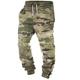 Tarnfarben camuflaje Brautkleider schlicht Herren 3D-Druck Jogginghose Trainingshose Jogginghose Jogger Hosen Hose Outdoor Strasse Casual Polyester Grün Khaki Grau S M L Mittlere Taillenlinie