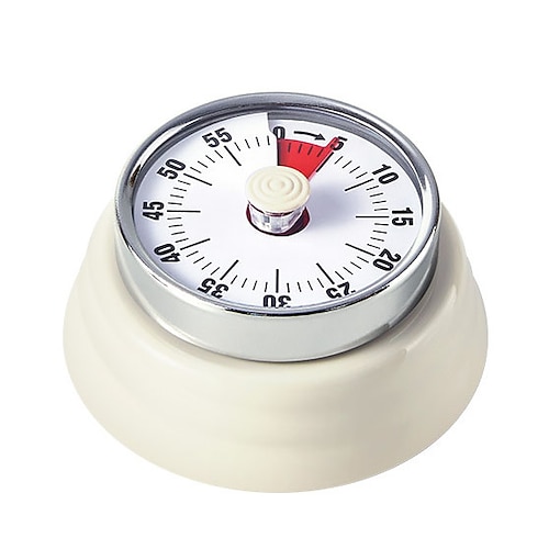 mit magnetischer Absaugung, Zeitmanagement, Countdown aus Edelstahl, mechanischer Timer, Küchentimer, Backwecker Image