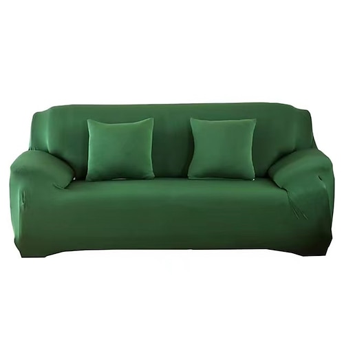 Stretch-Sofabezüge, burgunderfarbener Sofabezug für Hunde und Haustiere, Bauernhaus-Schonbezüge für Zweisitzer, L-Form, 3-Sitzer, U-Form, Sessel, waschbarer Sofaschutz, weich und strapazierfähig Image