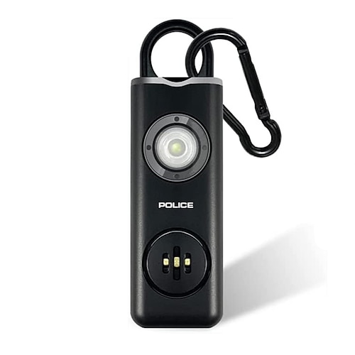 Persönlicher Alarm-Schlüsselanhänger für Frauen 130 dB Sirenenalarm LED-Taschenlampe mit Blitzlicht wiederaufladbarer Sicherheitsalarm Image