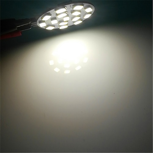 4 Stück g4 LED-Glühbirne 30 Watt Äquivalent Bi-Pin-LED-Scheibe JC Seitenstift 12V-24Vdc Niedervolt Cri85 300 Lumen Weiß/Warm/Grün/Rot/Gelb/Blau Image