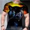Herren Grafik Tiermotiv Tiger T Shirt T-Shirt Kurzarm T-Shirt 3D-Druck Rundhalsausschnitt Hemd Vintage Mode Designer Outdoor Lässig Täglich Schwarz Weiß Braun Frühling Sommer Bekleidung S M L XL