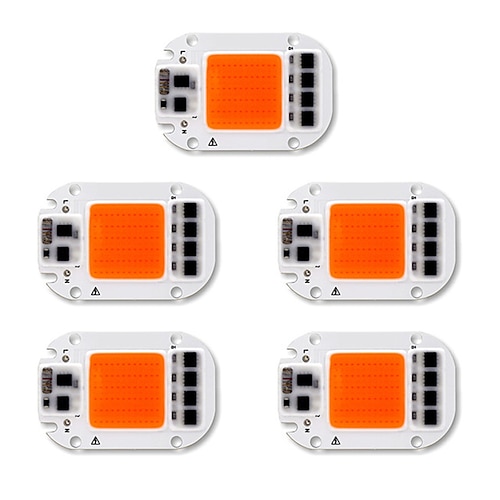 led wachsen chip 10 stücke 6 stücke 20 watt 30 watt 50 watt cob chip led lampe 220 v 240 v kein treiber für flutlicht scheinwerfer lampada diy beleuchtung erforderlich Image