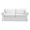 2-Sitzer Sofa Bezug oder Ektorp 2-Sitzer Schlafsofa Bezug mit Kissenbezügen und Rückenlehnenbezügen Ektorp Couchüberzug waschbarer Möbel-Schutz