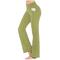 Damen Yogahose Seitentaschen Schlaghose Gesäßtasche Bauchkontrolle Po-Lifting 4-Wege-Stretch Mittlere Hüfthöhe Yoga Fitness Fitnesstraining Strumpfhosen Marineblau Schwarz Weiß Winter Sport