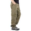 Herren Cargohose Cargohosen Cargohose Taktische Hose Hose Hosen Taktisch Multi Pocket Tarnfarben Draussen Sport In voller Länge Arbeit Sport Baumwolle Sport Sport und Freizeit Graues Grün Tarnung