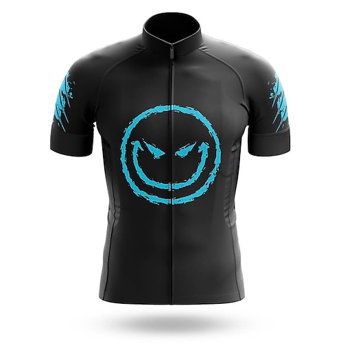 Herren Radtrikot Grafik Lustig Kurzarm Fahhrad Trikot Oberteil mit 3 Gesäßtaschen Mountainbike MTB Straßenradsport Schnelltrocknend Reflektierende Streifen Rückentasche Feuchtigkeitsableitend Sport Image