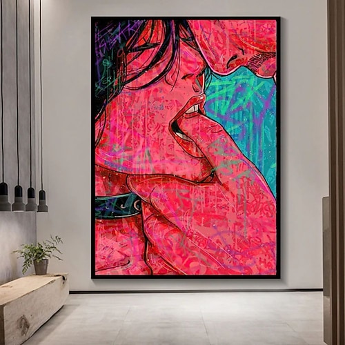 1 Panel People Prints Nude Art Wall Art Modern Picture Home Decor Wandbehang Geschenk gerollte Leinwand ungerahmt ungedehnt Image