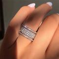 explosion modelliert kreatives rad mikro-intarsien diamant ring frauen braut party hochzeit h schmuck