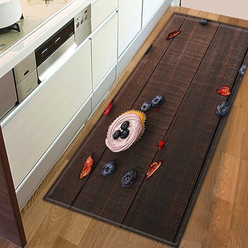 Gemüsebereich-Teppich, Küchenmatte, rutschfeste, ölbeständige Bodenmatte, Wohnzimmerteppich, Innen- und Außenmatte, Schlafzimmerdekoration, Badezimmermatte, Eingangsteppich, Fußmatte Image