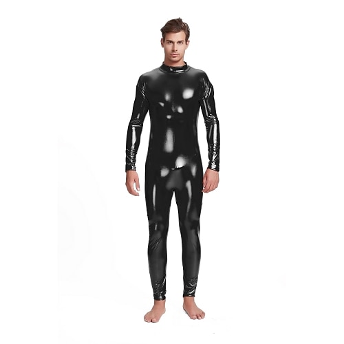 Zentai-Anzüge Cosplay Kostüm Catsuit Karnevalskostüm Ganzkörperanzug Herren Damen Sex Sexy Kostüm Einfarbig Latex Elasthan Lycra Kostüm für Halloween Karneval Maskerade Erwachsene Image