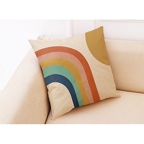 wasserdichter Kissenbezug für den Außenbereich, abstrakt, für Terrasse, Garten, Sofa, Couch, Wohnzimmer, 1 Stk Image