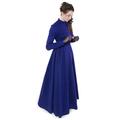 Viktorianisch Ballkleid 1910er Jahre Bodenlang Lange Länge Kleid Partykostüm Abschlussballkleid Übergröße Herzogin Übergrössen Einfarbig Ballkleid Rundhals Schulterfrei Kostüm Damen Maskerade