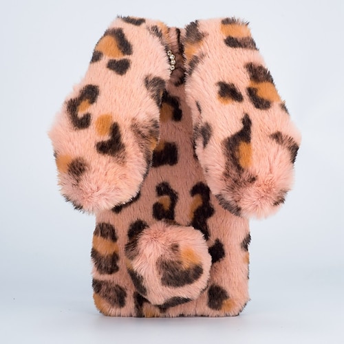 Handy Hülle Handyhüllen Für Samsung Galaxy S24 S23 S22 S21 Ultra Plus A34 A54 A32 A52 Rückseite Staubdicht Flauschige Stoßfest Kaninchen Plüsch TPU Image