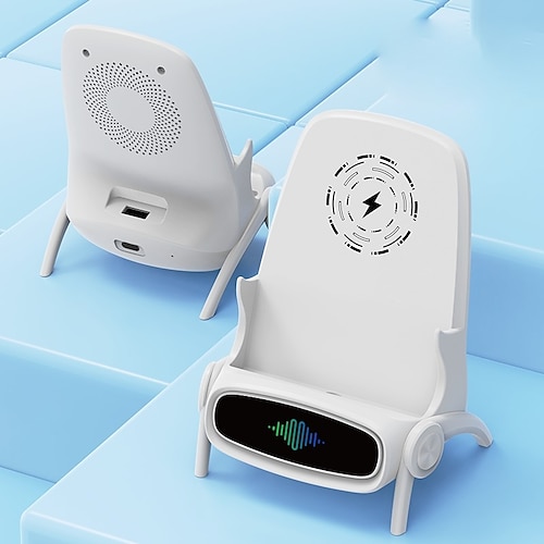 Handy Ladestation 15 W Ausgangsleistung 2-Port Kabelloser Ladeständer ASTM Schnelles kabelloses Laden Magnetisch Für Mobiltelefone Image