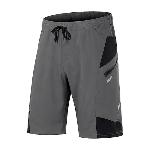 Arsuxeo Herren MTB-Fahrradhose Fahrradhose Fahrradshorts Fahhrad Weite Shorts MTB-Shorts Formpassend Mountainbike MTB Straßenradsport Sport 3D-Polster Radfahren Anatomisches Design Reflektierende Image