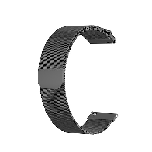 Uhrenarmband für Garmin Forerunner 255S Music Veranstaltungsort 2S Vivoactive 4S VivoMove 3S Edelstahl Ersatz Gurt 18mm Verstellbar Milanaise Armband Armband Image