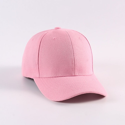 Herren Damen Cap Basecap Baseballkappe Schwarz Weiß Einfarbig Einstellbar Sonnenschutz Atmungsaktiv Leichtgewichtig Image