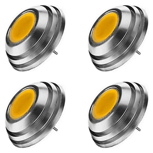4 stücke g4 super helles ufo regenschirmförmiges downlight führte g4 licht mini maisbirne dc12v cob led high power tube 25x18mm Image