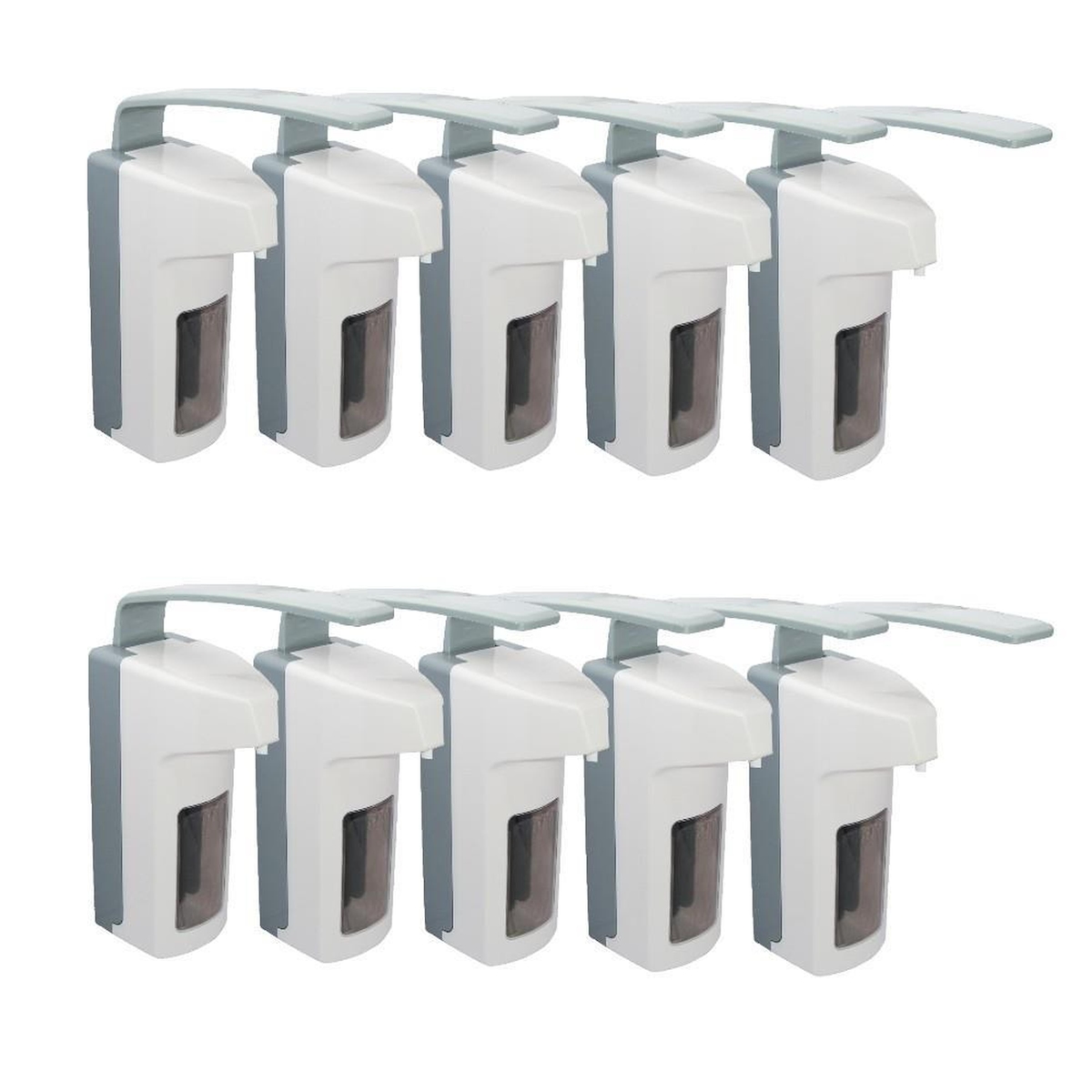 BodyProducts 10 Desinfektionsspender für 500 ml Flaschen - langer Armhebel - weiß - Desinfektionsmittelspender Image