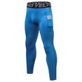 Herren Kompressionshose Laufhose Lang Tights Running mit handytasche Grundschicht Sportlich Winter Spandex Atmungsaktiv Schweißableitend Power Flex Fitness Fitnesstraining Laufen Dünn Sportbekleidung