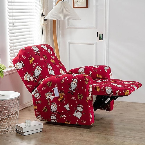 Stretch-Relaxsesselbezug, Relaxsessel-Bezüge, 1-Sitzer-Sessel, Couch-Schonbezug mit elastischer Schlaufe, Anti-Katzen-Kratz-Möbelschutz für Kinder, Haustiere, Hunde, Katzen Image