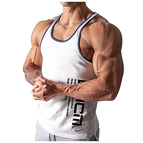 Herren Tank Top Weste Unterhemd Ärmelloses Shirt T-Shirt Hemd Muskel Fitnessstudio Bekleidung M L XL XXL XXXL Image